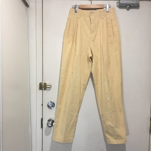 VINTAGE LIZSPORT HIGH WAIST CORDUROY PANTS SIZE 10 - Picture 4 of 7